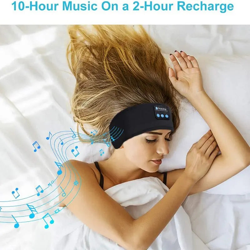 Bandeau Bluetooth pour Dormir – Masque & Écouteurs