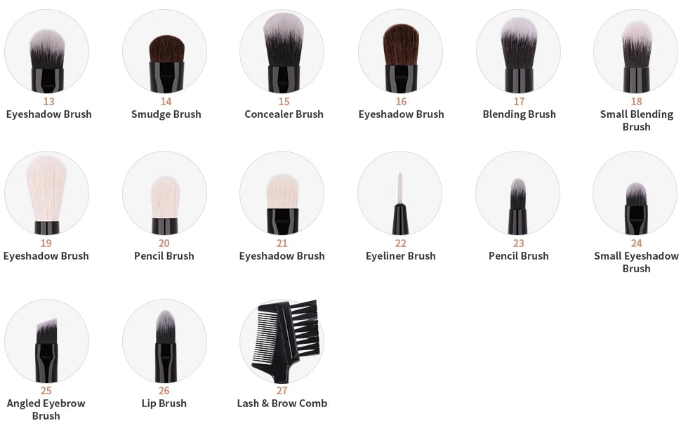 DUcare Professional Makeup Brush Set 32 pièces