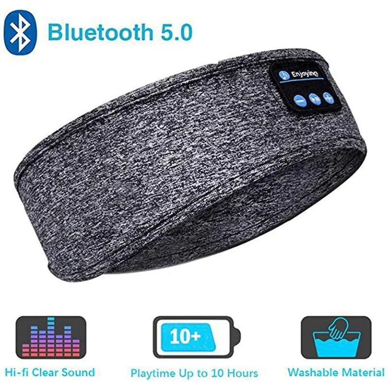 Bandeau Bluetooth pour Dormir – Masque & Écouteurs