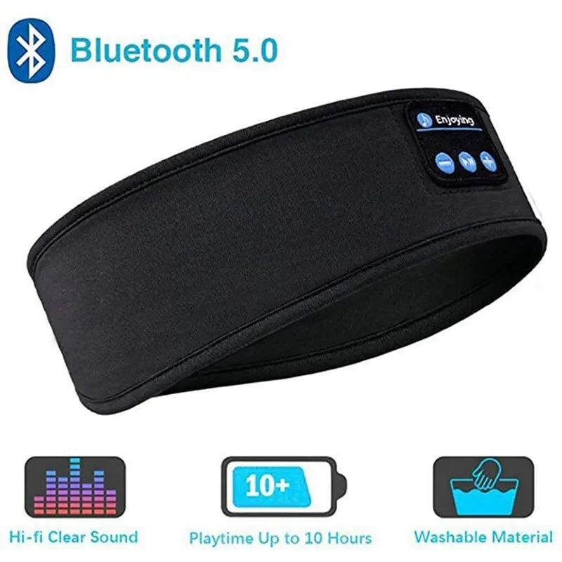 Bandeau Bluetooth pour Dormir – Masque & Écouteurs