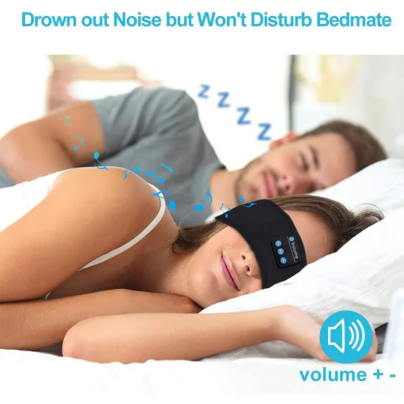 Bandeau Bluetooth pour Dormir – Masque & Écouteurs