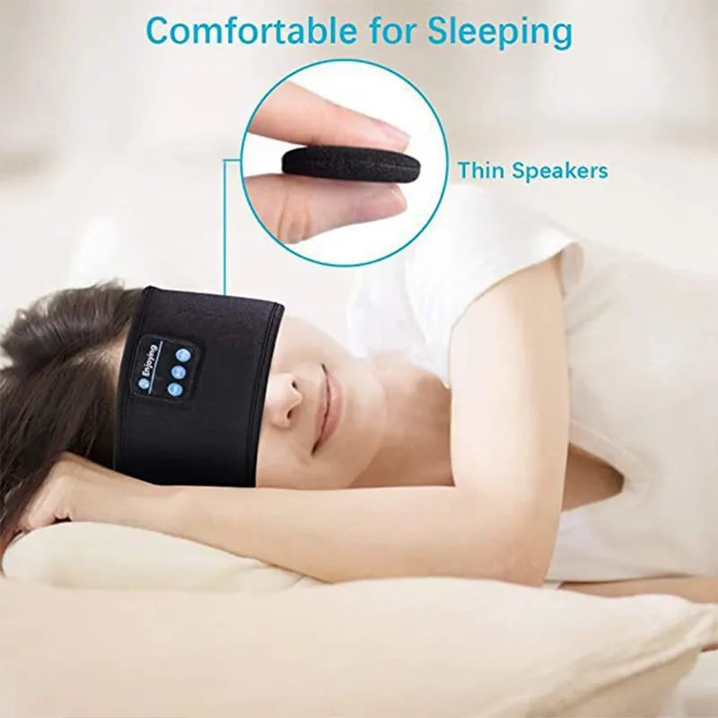 Bandeau Bluetooth pour Dormir – Masque & Écouteurs