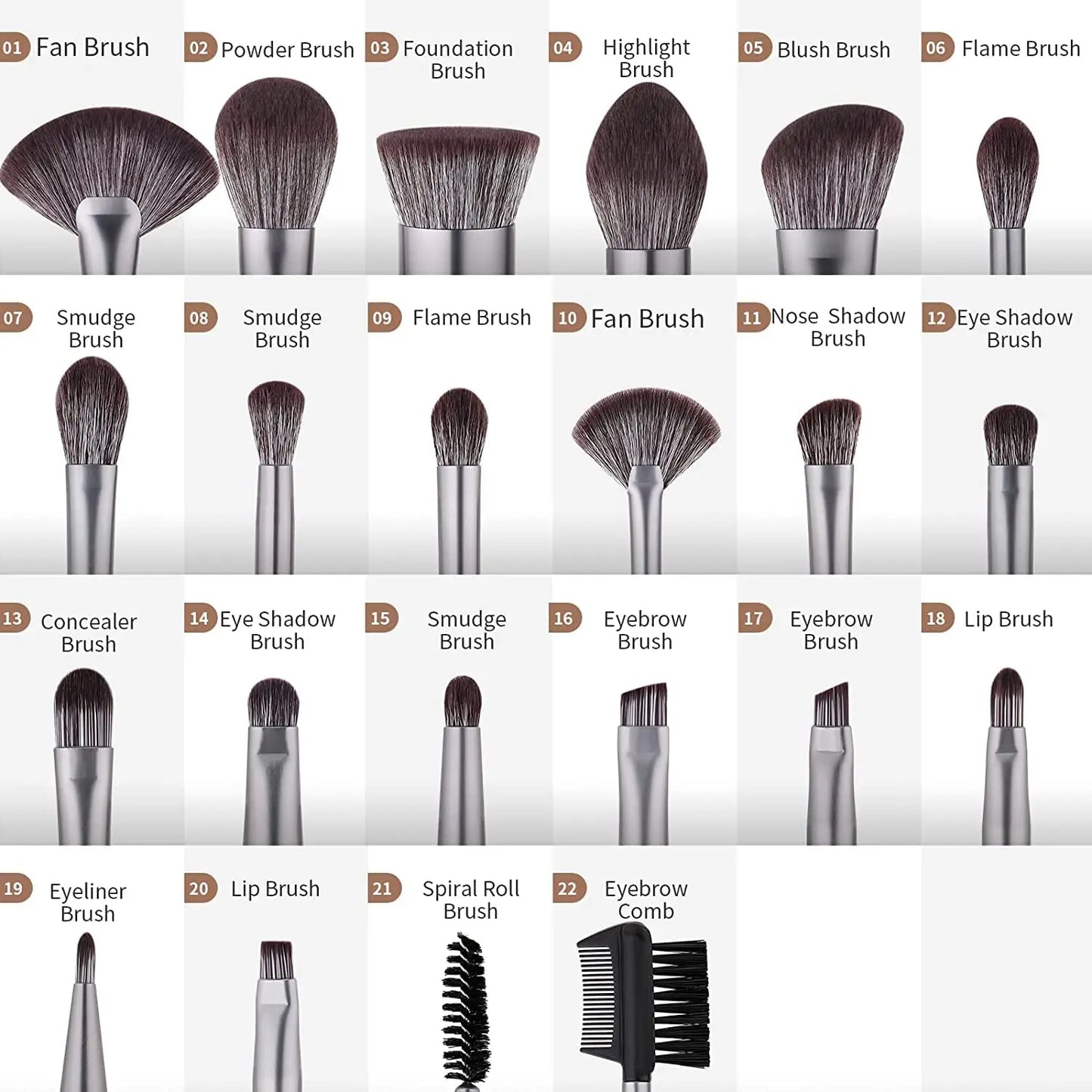 DUcare Professional Makeup Brush Set 32 pièces