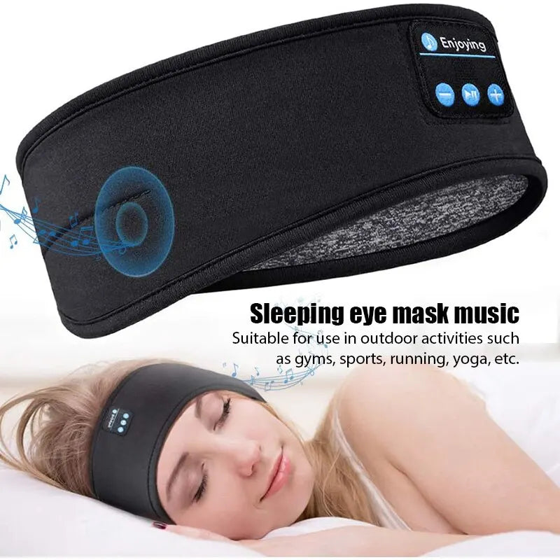 Bandeau Bluetooth pour Dormir – Masque & Écouteurs