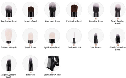 DUcare Professional Makeup Brush Set 32 pièces
