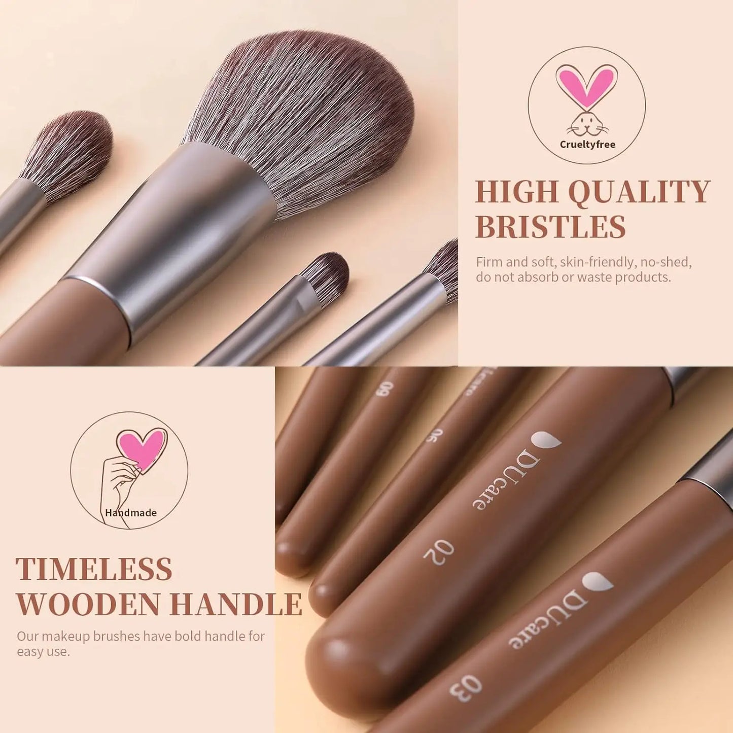 DUcare Professional Makeup Brush Set 32 pièces