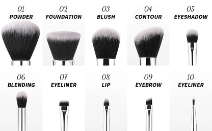 DUcare Professional Makeup Brush Set 32 pièces