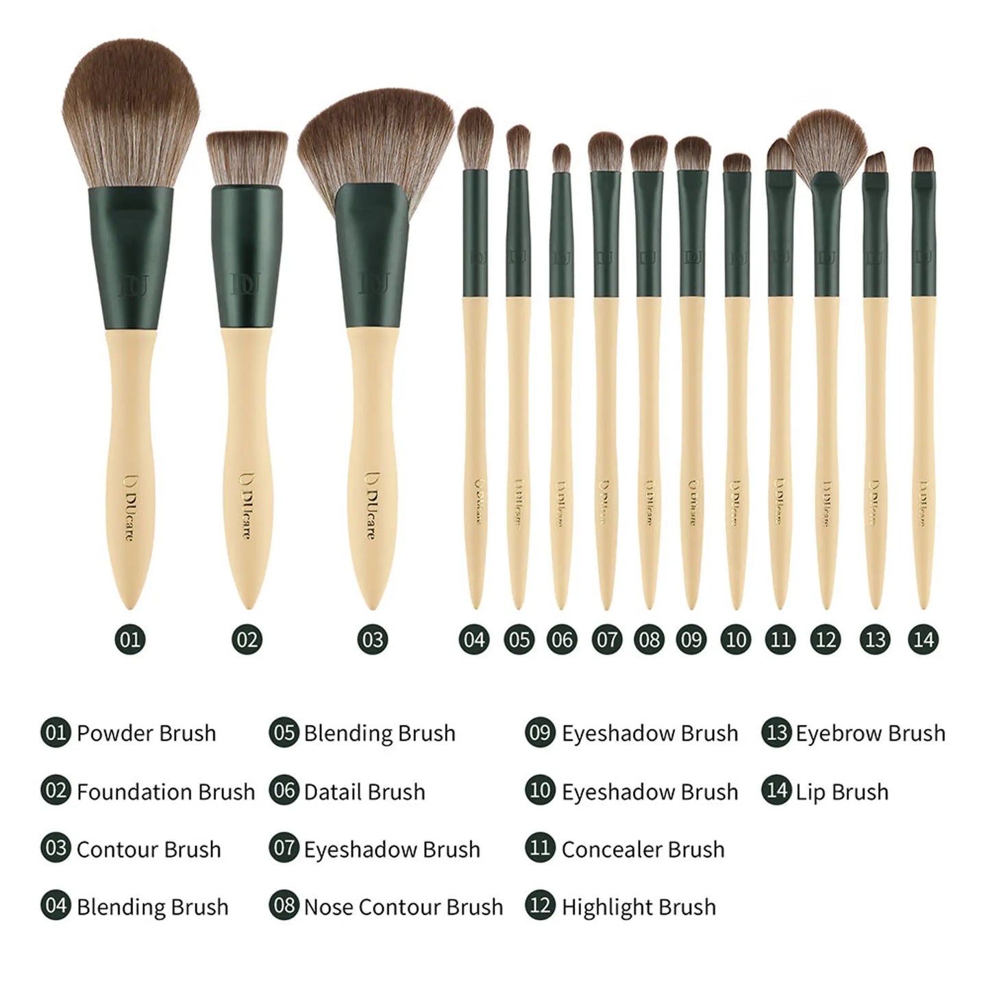 DUcare Professional Makeup Brush Set 32 pièces